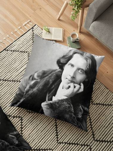 Oscar Wilde Photograph on a Pillow